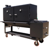Lone Star Grillz 30\"x72'' Double Door Offset Cabinet Smoker